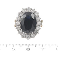 7.20ct Sapphire & Diamond ring - Image 2