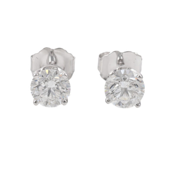 1.00ct Diamond Studs GIA D SI1