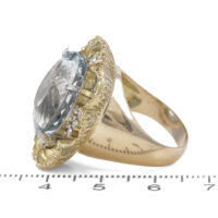 18.14ct Aquamarine and Diamond Ring - Image 3