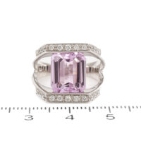 4.00ct Kunzite and Diamond Ring - Image 2