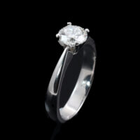 1.01ct Diamond Solitaire Ring GIA H P1 - Image 3