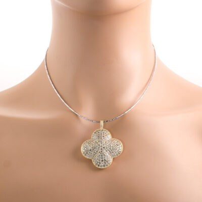5.00ct Diamond Clover Design Pendant