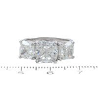 6.02ct Diamond Trilogy Ring GIA - Image 2
