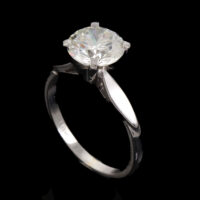 1.49ct Diamond Solitaire ring GSL - Image 3