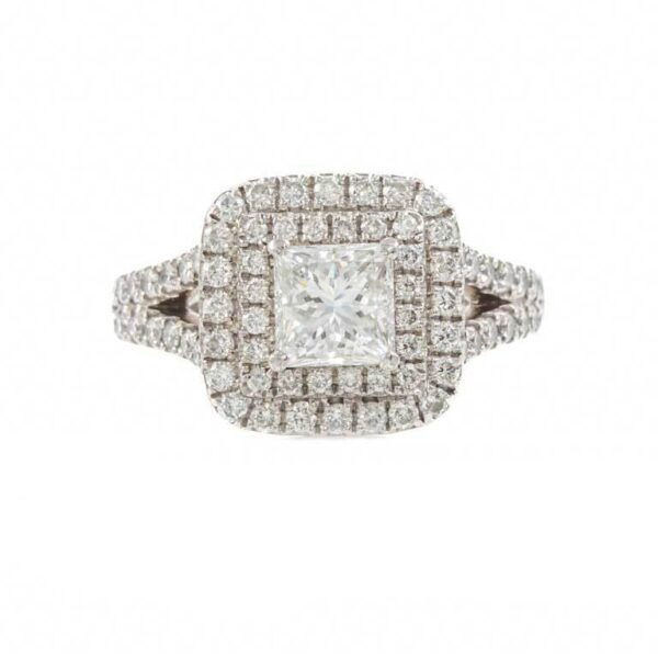 1.01ct Diamond Engagement Ring Set GIA