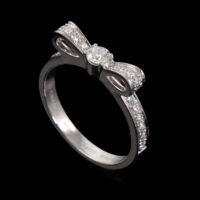 Chanel Ruban Diamond Ring - Image 3