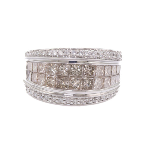 1.75ct Champagne and White Diamond Ring
