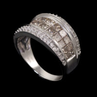 1.75ct Champagne and White Diamond Ring - Image 3