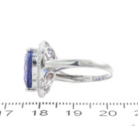 6.40ct Tanzanite and Diamond Ring - Image 2