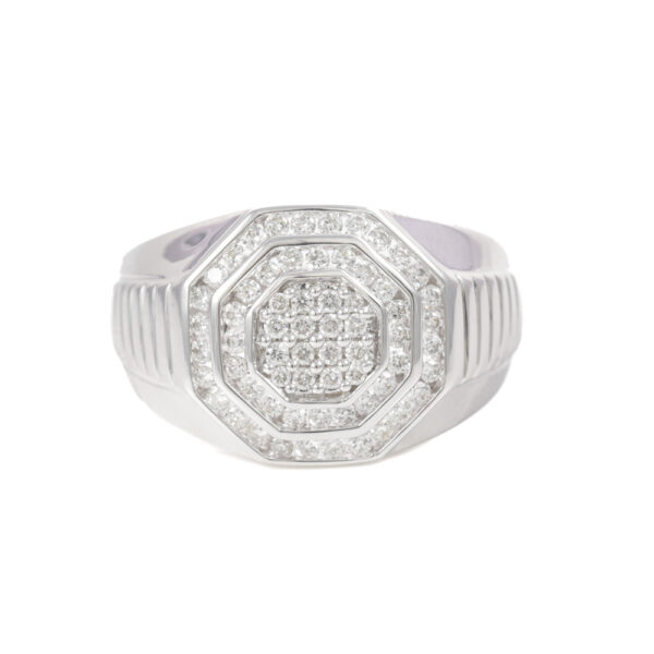 0.69ct Diamond Mens Ring