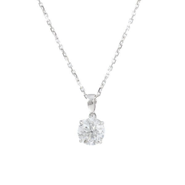 2.00ct Diamond Solitaire Pendant GSL E