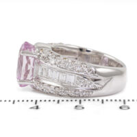 4.90ct Kunzite & 1.64ct Diamond Ring - Image 2