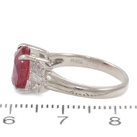 3.23ct Ruby and Diamond Ring - Image 2
