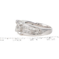 0.96ct Centre Round Diamond Dress Ring - Image 2