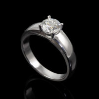 1.00ct Diamond Solitaire Ring GIA H SI2 - Image 3