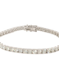 8.73ct Diamond Tennis Bracelet - Image 2