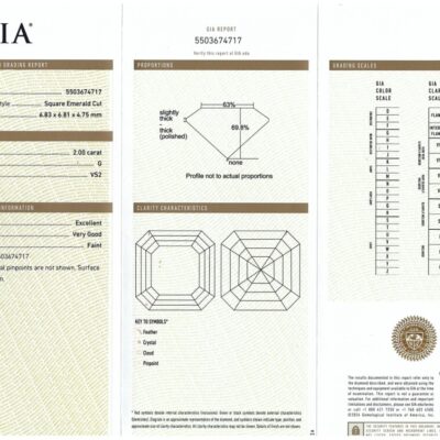 2.00ct Loose Diamond GIA G VS2