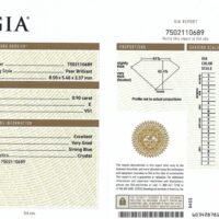 0.90ct Loose Diamond GIA E VS1 - Image 2