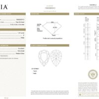 2.01ct Loose Pair of Diamonds GIA F VVS2 - Image 2