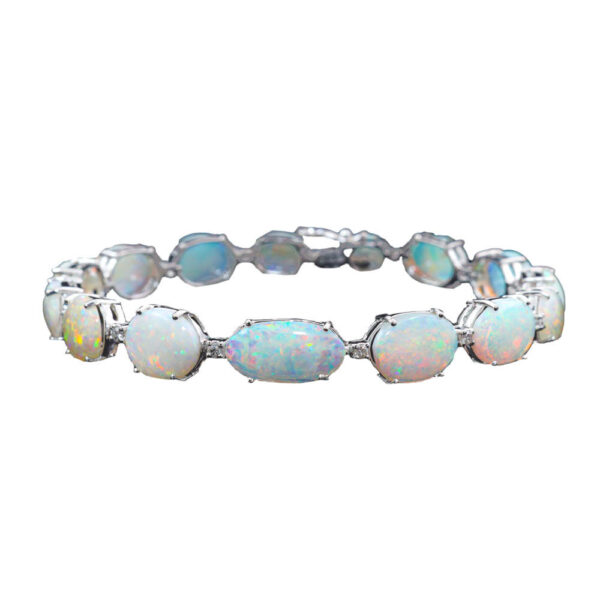 14.62ct Opal and Diamond Bracelet