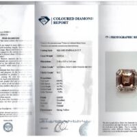 1.01ct Fancy Deep Pink-Brown Diamond GIA - Image 2