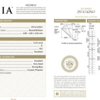 0.43ct Loose Diamond GIA D VS1 - Image 2