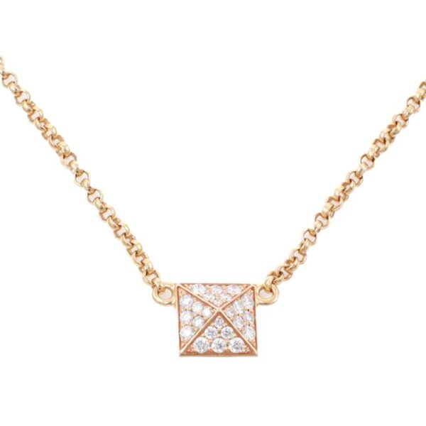 Hermes Clou d H Diamond Pendant